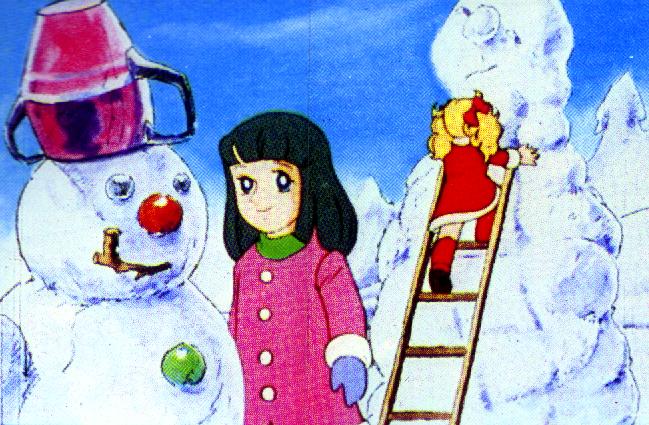 Annie et Candy dans la neige